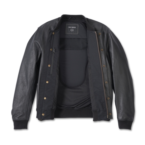 Mens Sz 3XL Harley Davidson The Citizen Bomber Leather Jacket NWT - Picture 3 of 5